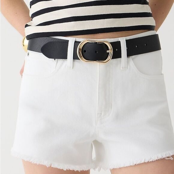 J.Crew White Denim Cutoff Shorts Size 31 Distressed Hem | Send Me an Offer - Picture 1 of 3